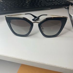 Black/Gold Prada Cat eye sunglasses